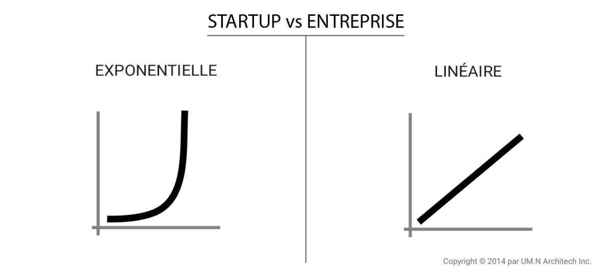 croissance startup vs. entreprise