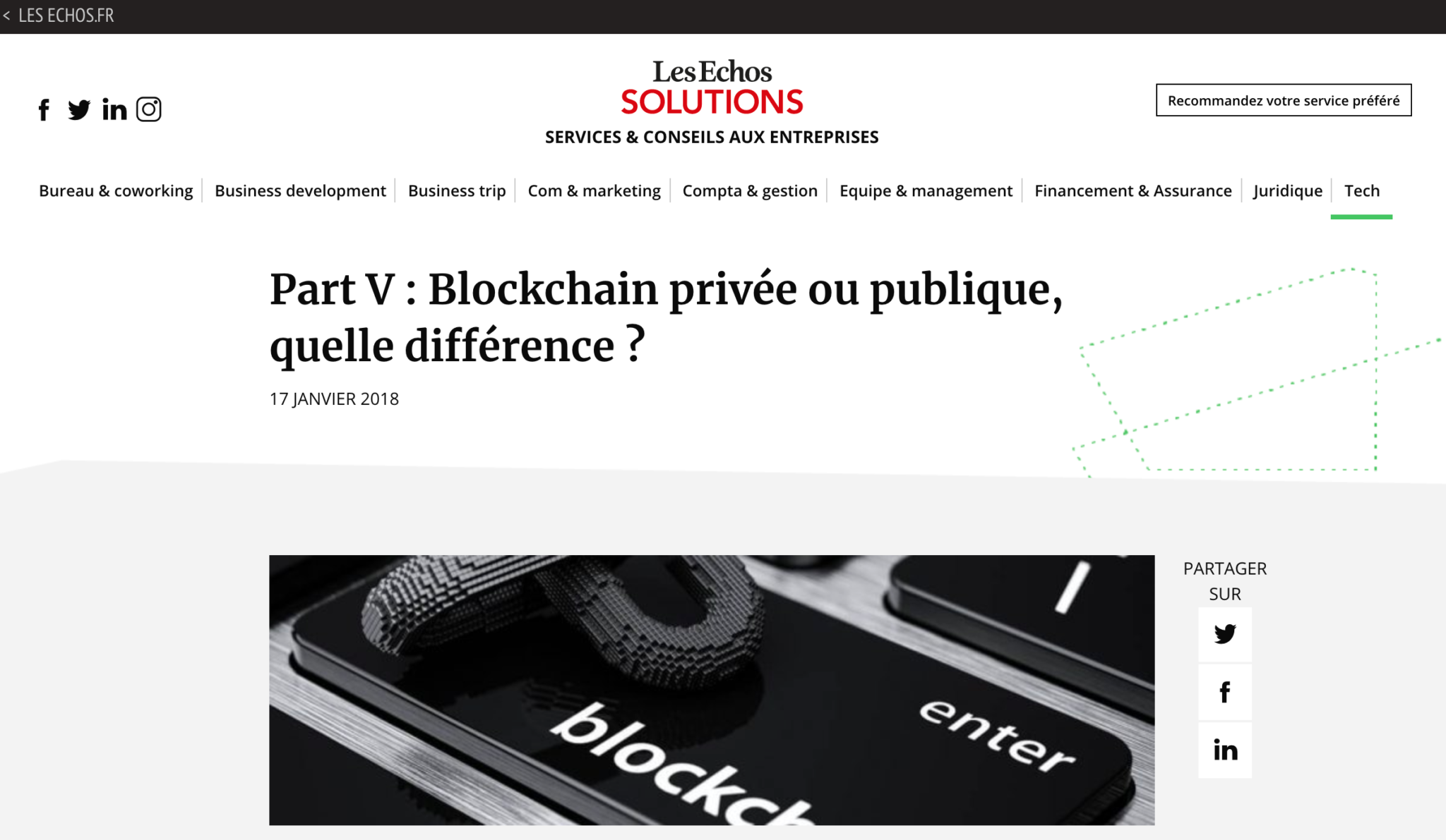 blockchain privée