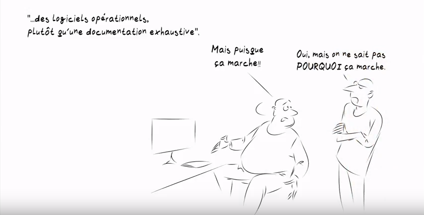 Manifeste Agile. Videoscribe par Tesson