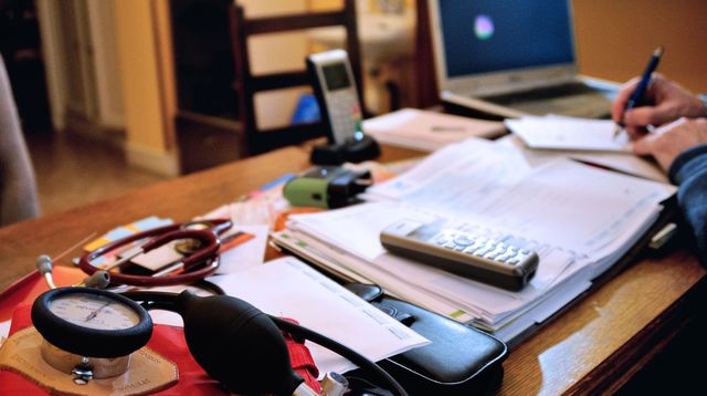 un-medecin-generaliste-prescrit-des-medicaments-a-une-patiente-dans-son-cabinet_5133240